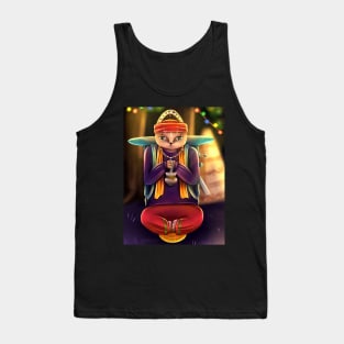 Traveler cat Tank Top